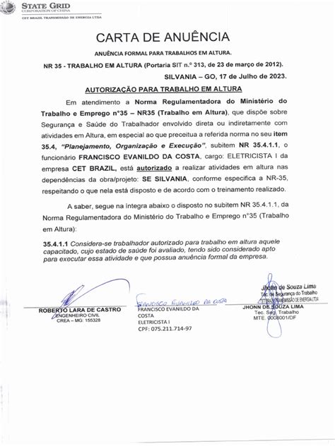 carta 25 e 35